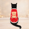 HUFT Bear Hug T-Shirt For Cat - Red - Heads Up For Tails