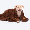 HUFT Plush Royal Blanket For Dog & Cat - Brown