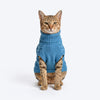 HUFT Cozy Knit Sweater For Cat - Blue