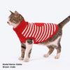 HUFT Happy Heart Sweater For Cat - Red