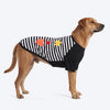 HUFT Twinkle Hearts T-Shirt For Dog - Black & White
