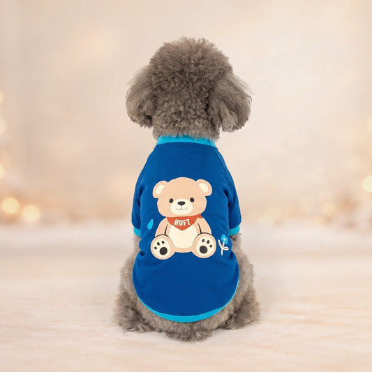 HUFT Bear Hug T-Shirt For Dog - Blue