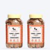 HUFT Yummy In My Tummy Pumpkin & Carrots Vegetarian Dog Biscuits - 320 gm - Heads Up For Tails
