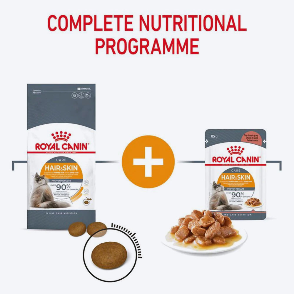 Royal Canin Hair & Skin Care In Gravy Adult Cat Wet Food - 85 g_03