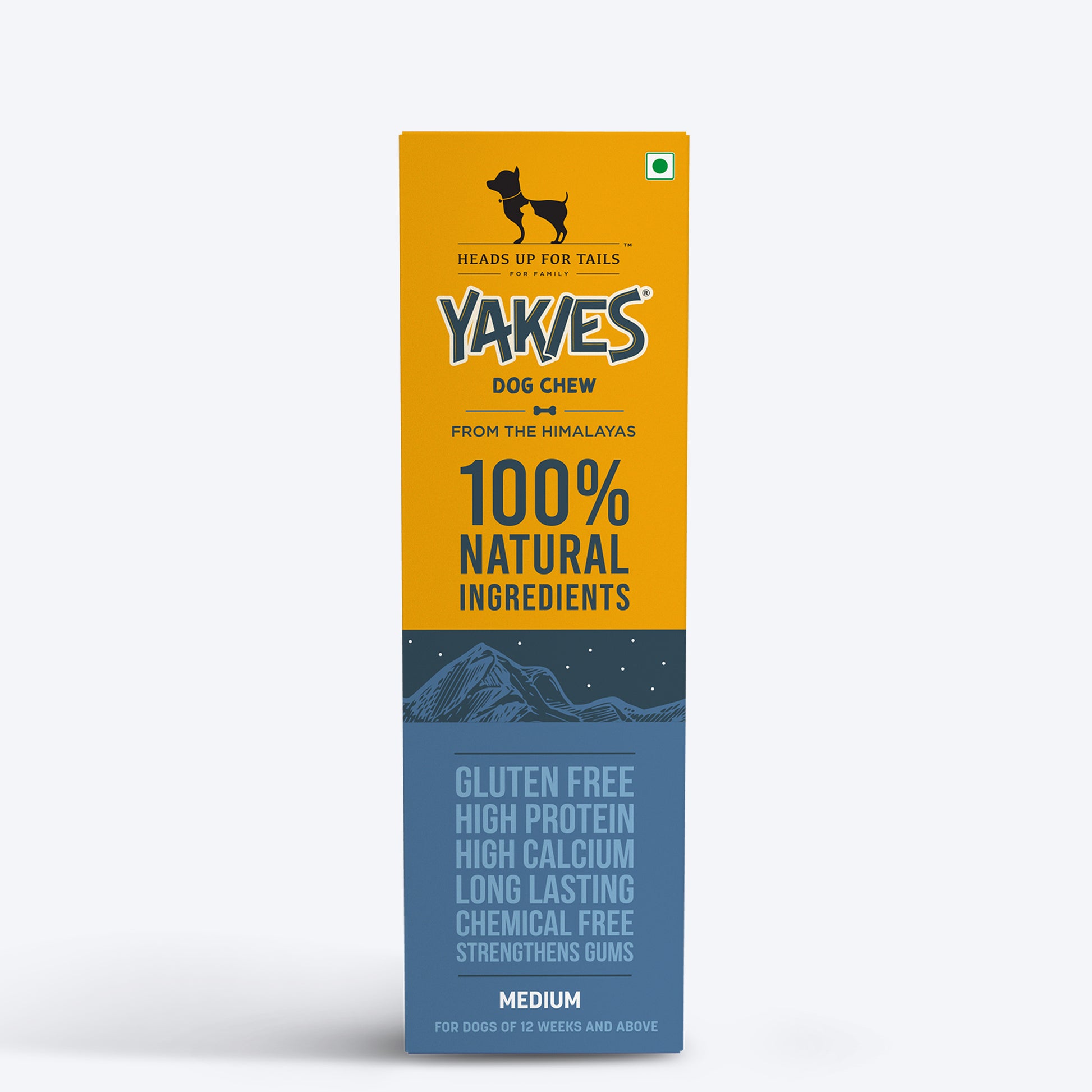 HUFT Yakies Vegetarian Natural Chew Bone - Old GS - Heads Up For Tails