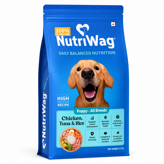 NutriWag Chicken, Tuna & Rice Dry Food For Puppy