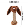 HUFT Tuggie Bunnie Plush Toy For Dog - Brown - Heads Up For Tails