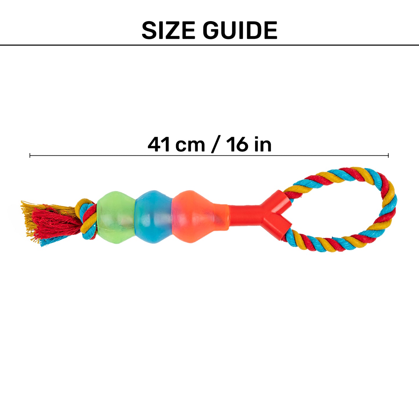 TLC Playway Rug Chew Toy For Dog - Multicolor - Heads Up For Tails