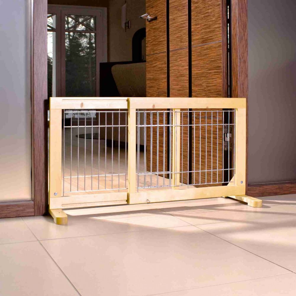 Trixie Dog Barrier Wood- 65-108 x 50 cm-1