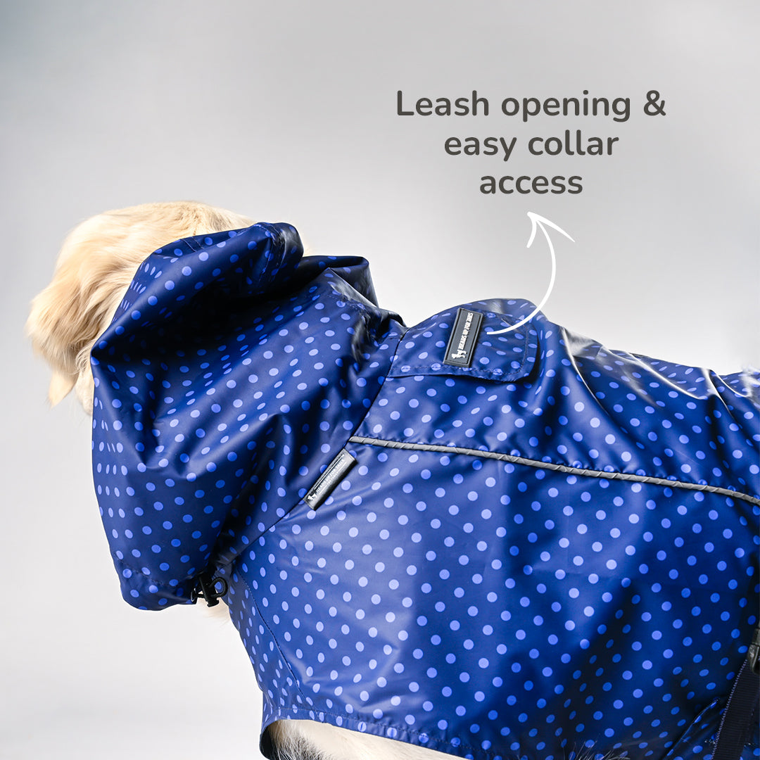 HUFT Polka Drops Dog Raincoat - Heads Up For Tails