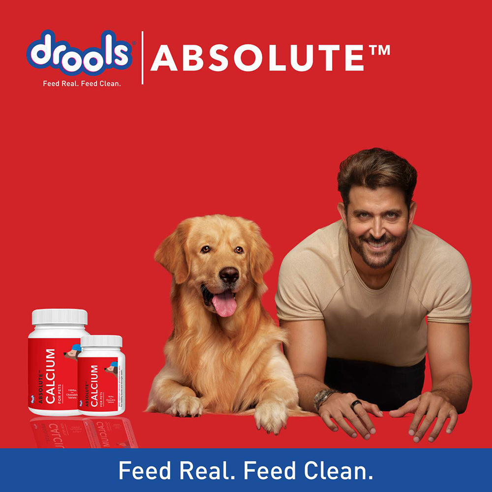 Drools Absolute Calcium Tablets For Dogs - Heads Up For Tails