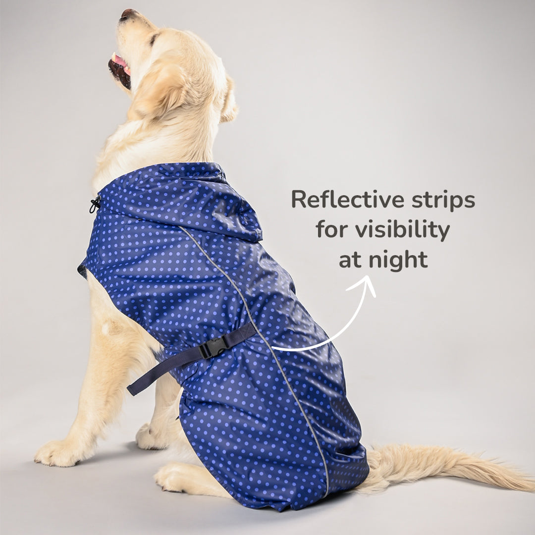 HUFT Polka Drops Dog Raincoat - Heads Up For Tails