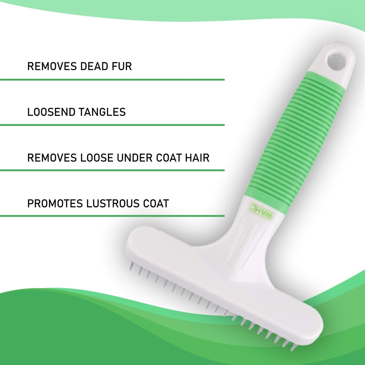 Wahl Undercoat Rake for Dogs - Heads Up For Tails