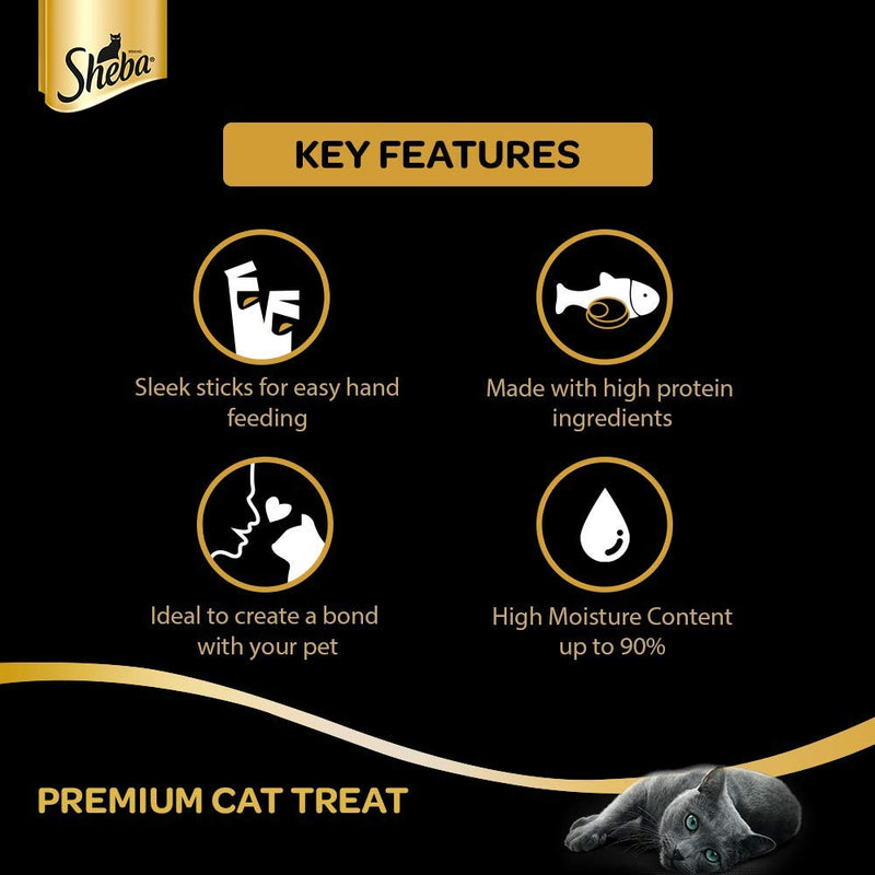 Sheba Melty Maguro Tuna & Seafood Flavour Cat Treat - 48 g - Heads Up For Tails