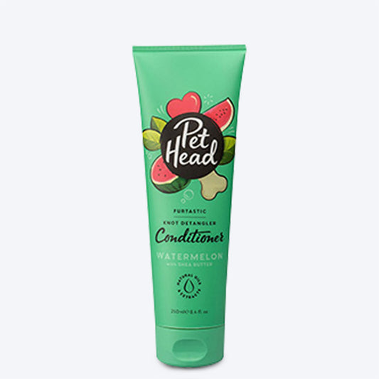 Pet Head Furtastic Knot Detangler Watermelon Conditioner For Dog & Cats - 250 ml - Heads Up For Tails