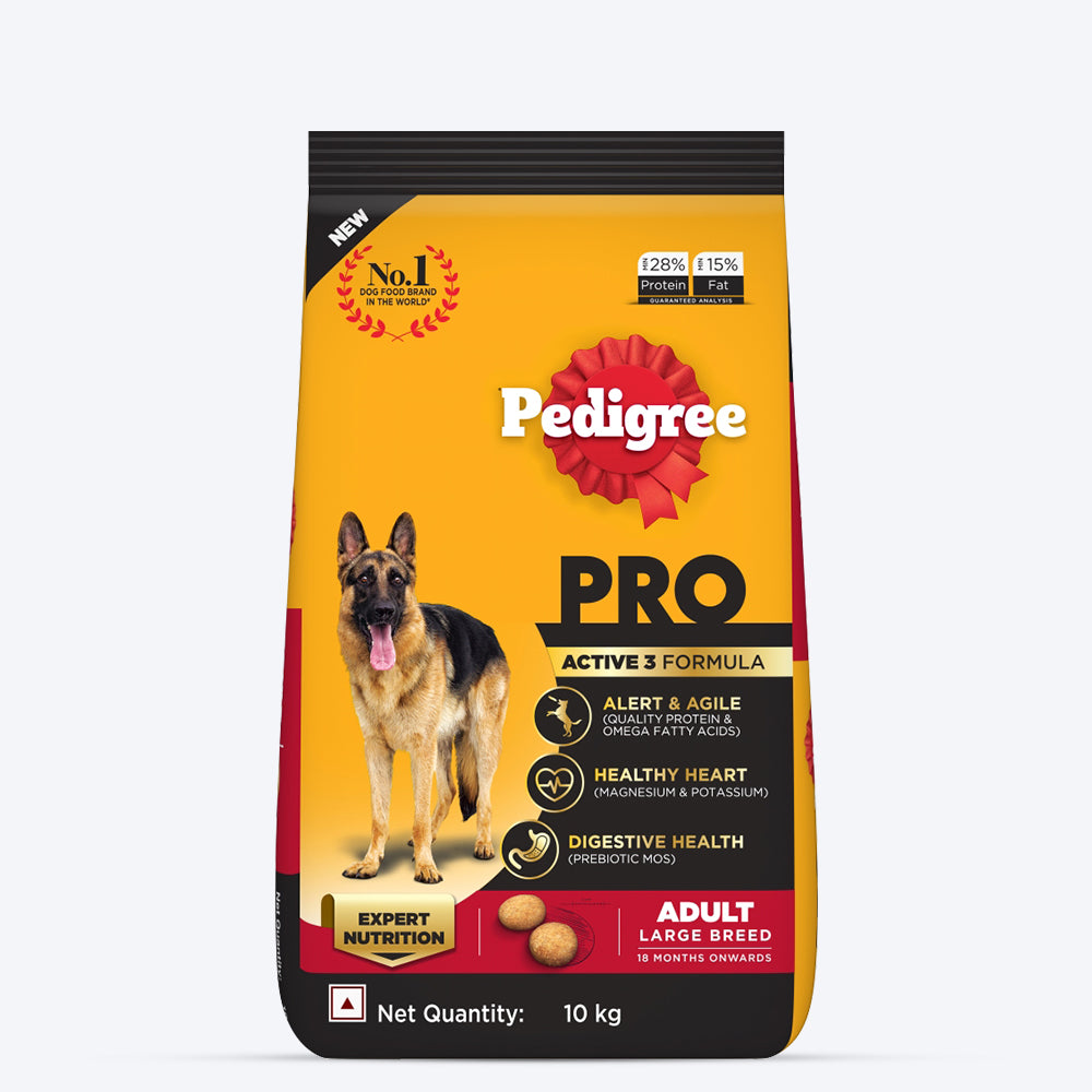 Pedigree Professional Active Adult Dry Dog Food - Heads Up For Tails