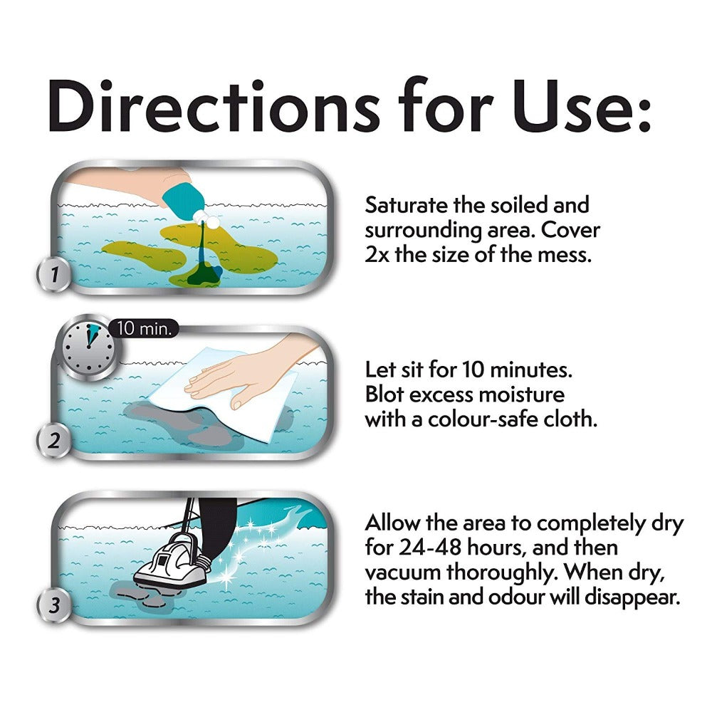 Directions of Use Bramton Simple Solution Stain & Odor Remover