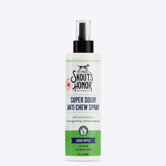 Skout's Honor Super Sour! Anti Chew Spray - Heads Up For Tails