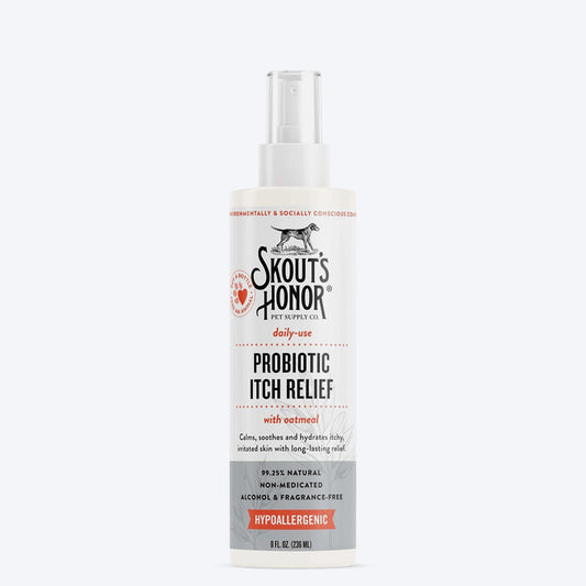 Skout's Honor Probiotic Itch Relief Spray for Dog & Cats - Heads Up For Tails