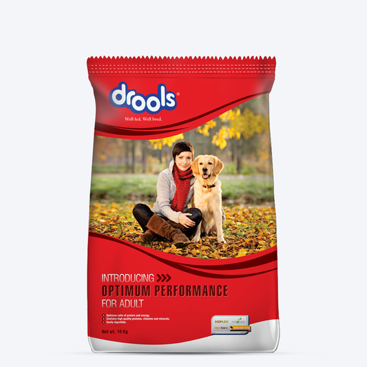 Drools Optimum Performance Adult Dry Dog Food - Heads Up For Tails