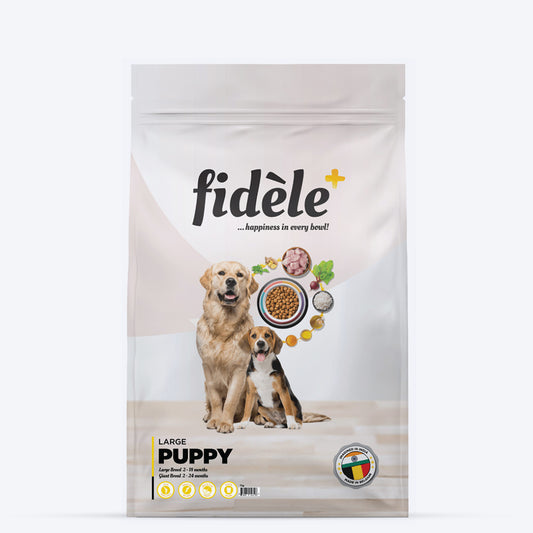 Fidele+ Large Breed Puppy Dry Dog Food - Heads Up For Tails