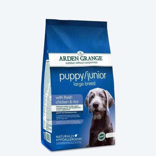 Arden Grange Large Breed Puppy/Junior Food - Fresh Chicken & Rice - Heads Up For Tails