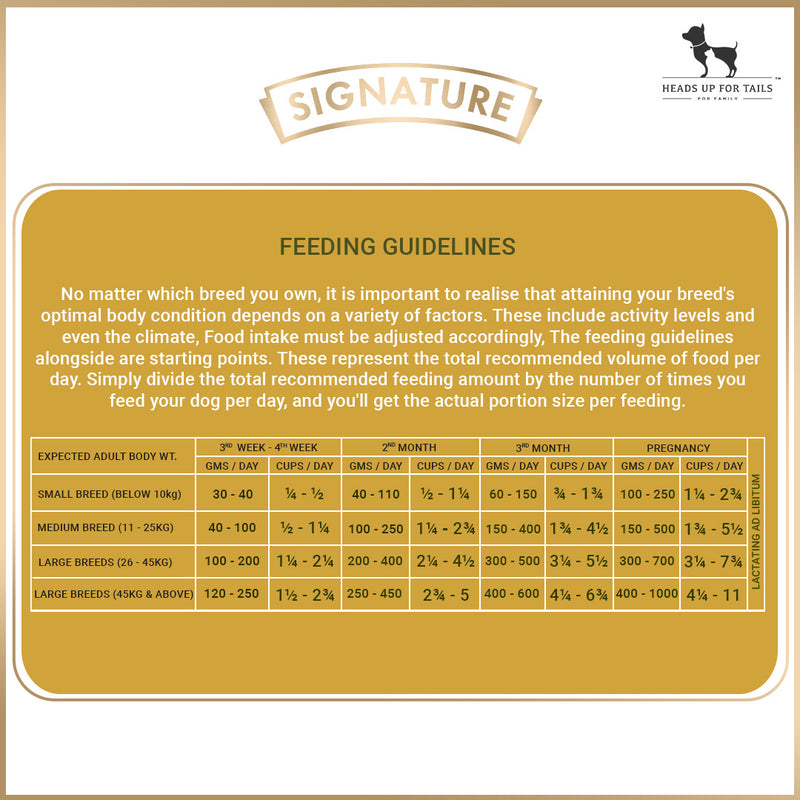 Signature Grain Zero Adult Dry Dog Food - Heads Up For Tails
