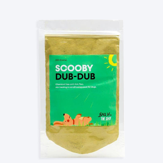 Back In the Day Scooby Dub Dub Dog Anti Tick & Flea Pack - 100 g - Heads Up For Tails
