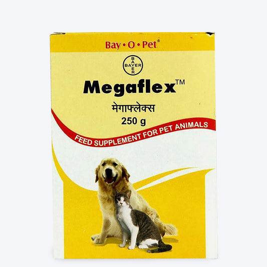 Bayer Megaflex Supplement for Cats and Dogs - 250 gms - Heads Up For Tails