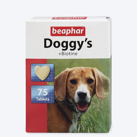 Beaphar Doggy's + Biotine Treat - 75 Tabs - Heads Up For Tails