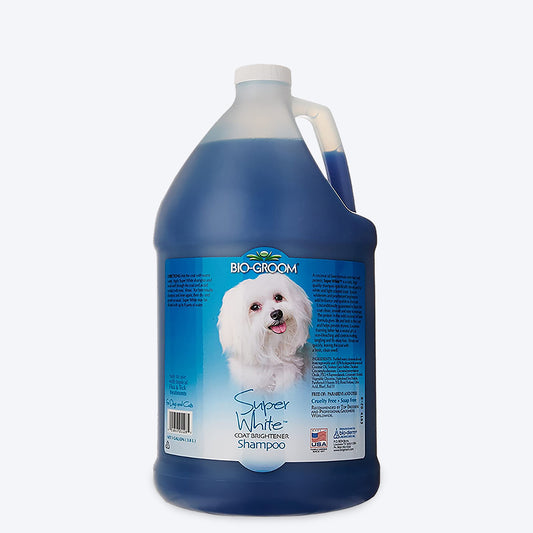 Bio-Groom Super White Coat Brightening Dog Shampoo - 3.5 litre - Heads Up For Tails