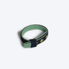 IndieGood Matching Corduroy Dog Collar & Bracelet Set For Humans - Blue - Heads Up For Tails