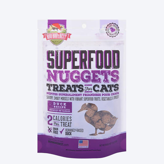Boo Boo's Best Super Food Nuggets Cat Treats - Duck - 57 g1