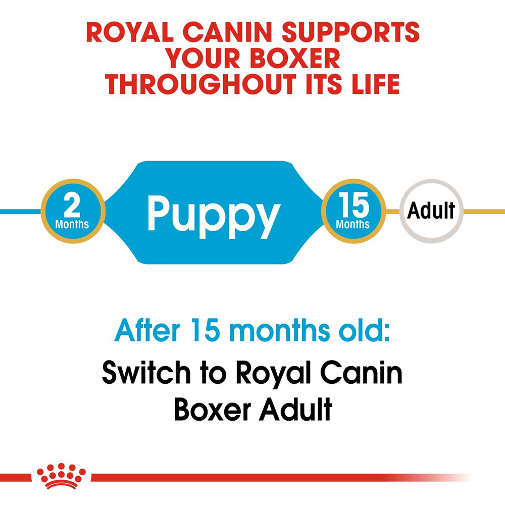 Royal Canin Boxer Junior Dry Puppy Food - Heads Up For Tails