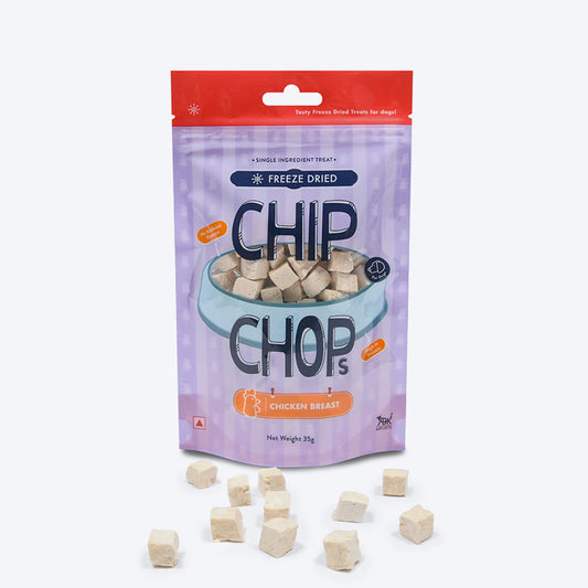 Chip Chops Freeze Dried Chicken Breast Dog Treat - 35g-1