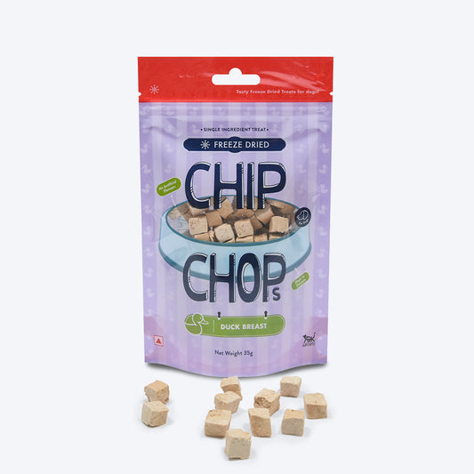 Chip Chops Freeze Dried Duck Breast Dog Treat - 35g-1