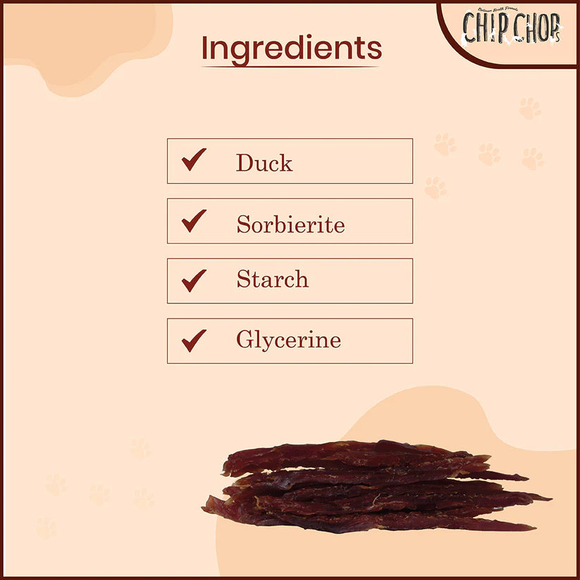 Chip Chops Dog Treats - Roast Duck Strips - 250g_03