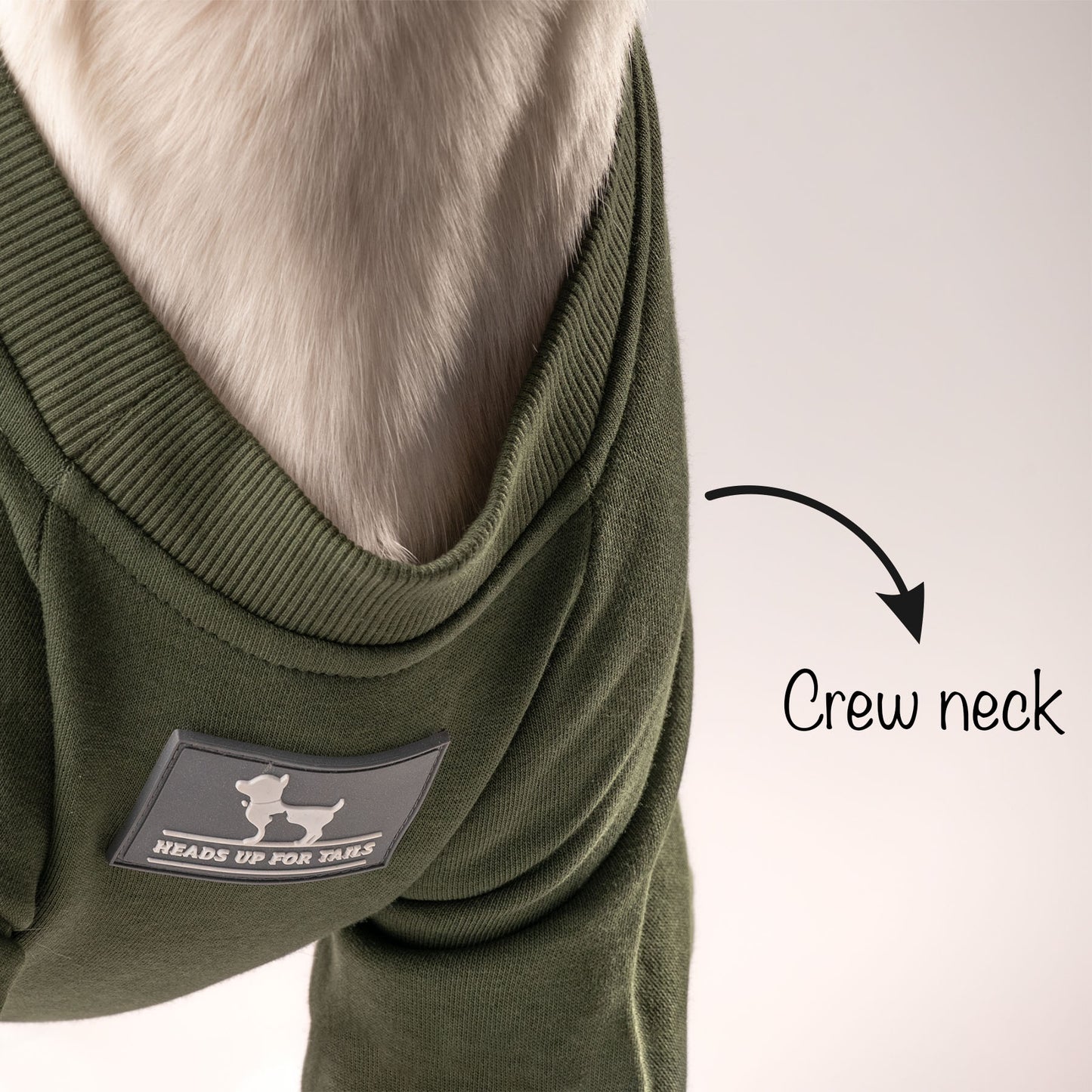 HUFT Chief Cuddle Officer Pet Sweatshirt - Green - Heads Up For Tails