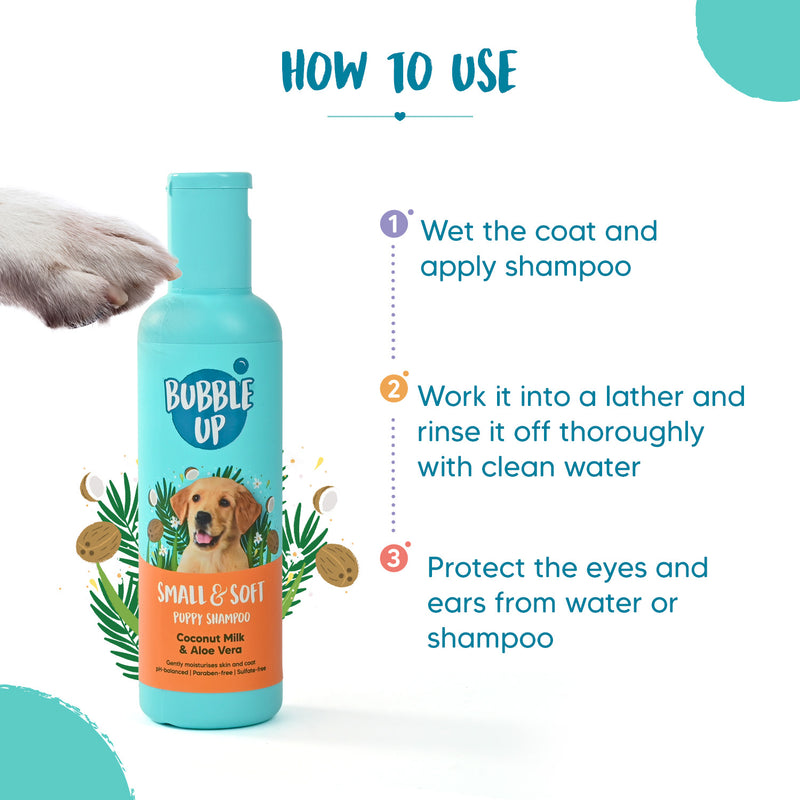 Bubble Up - Small & Soft Puppy Shampoo - Heads Up For Tails