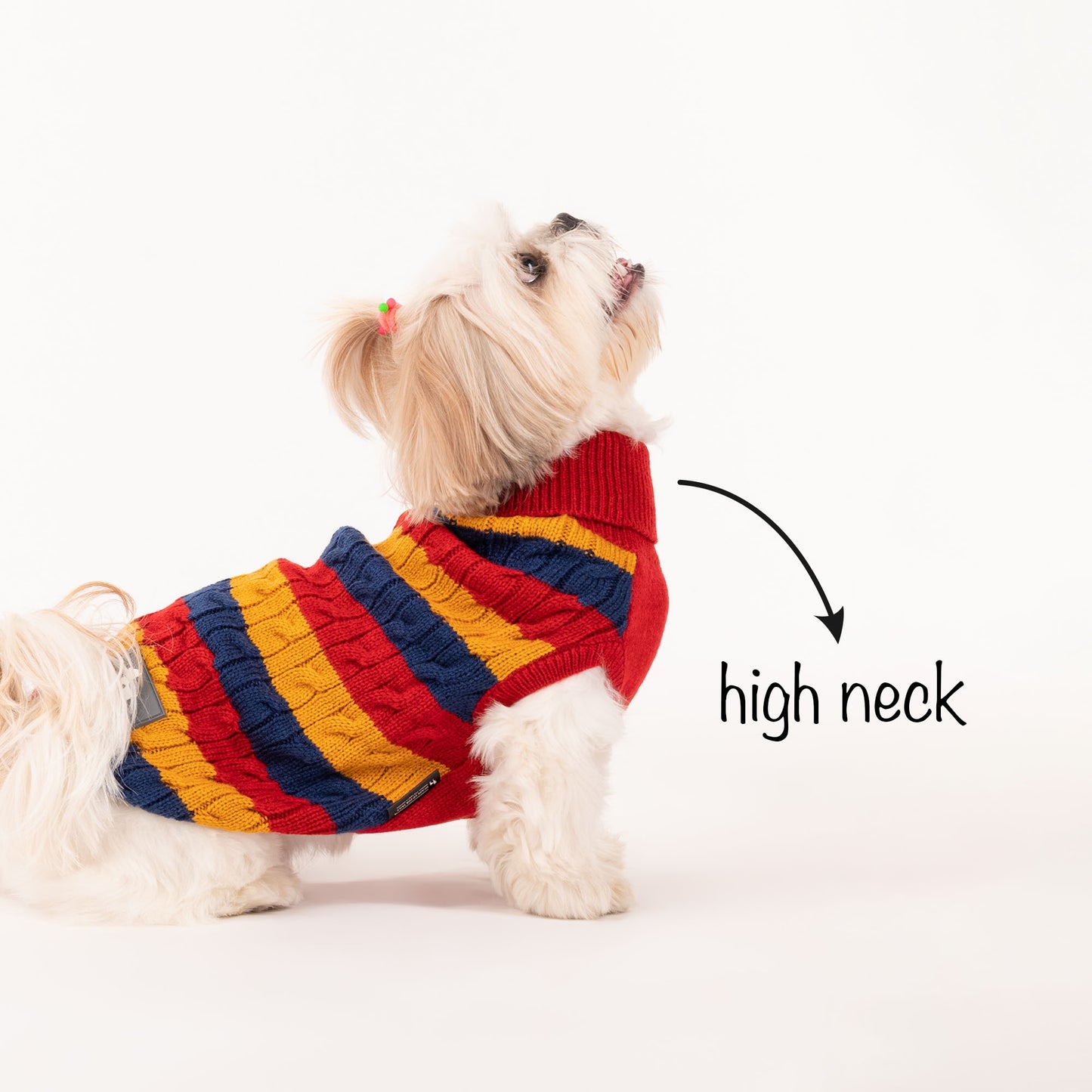 HUFT Classic Stripe Pet Sweater - Multicolour - Heads Up For Tails