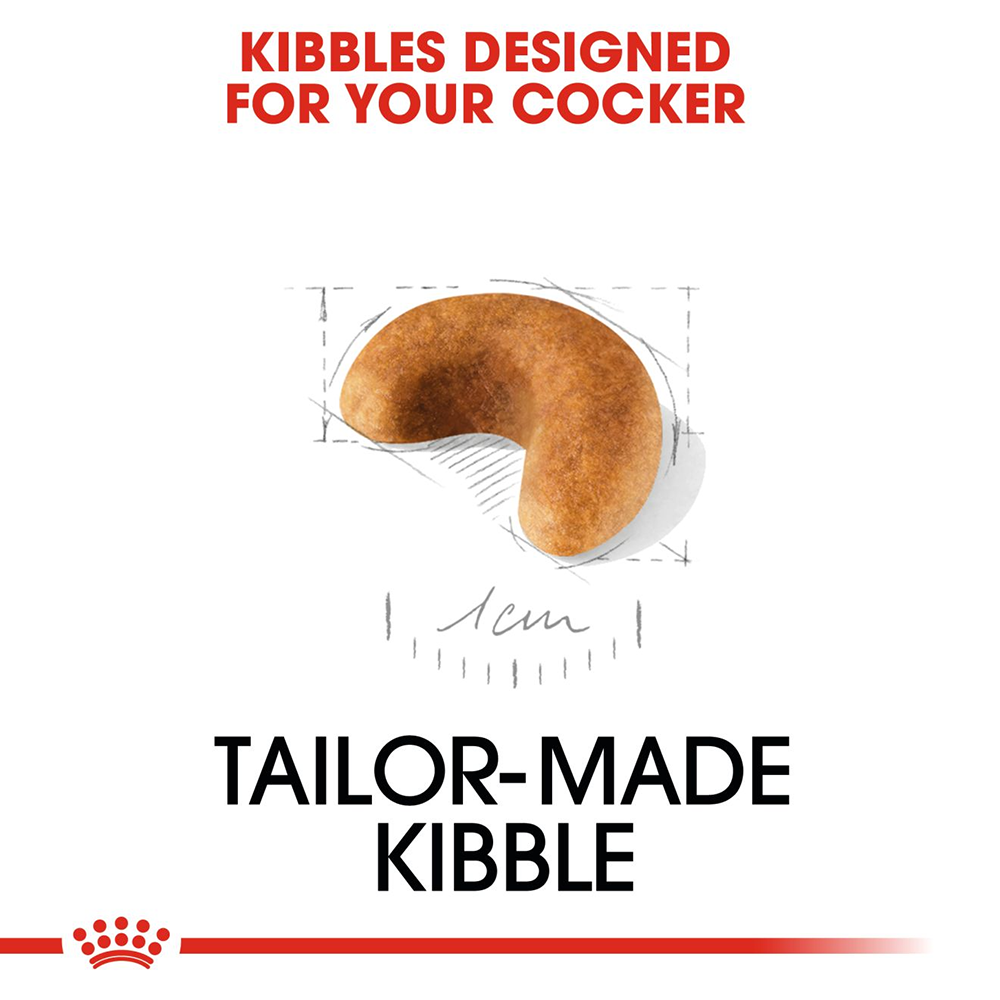 Royal Canin Cocker Junior Food for Puppies - 3 kg - Heads Up For Tails