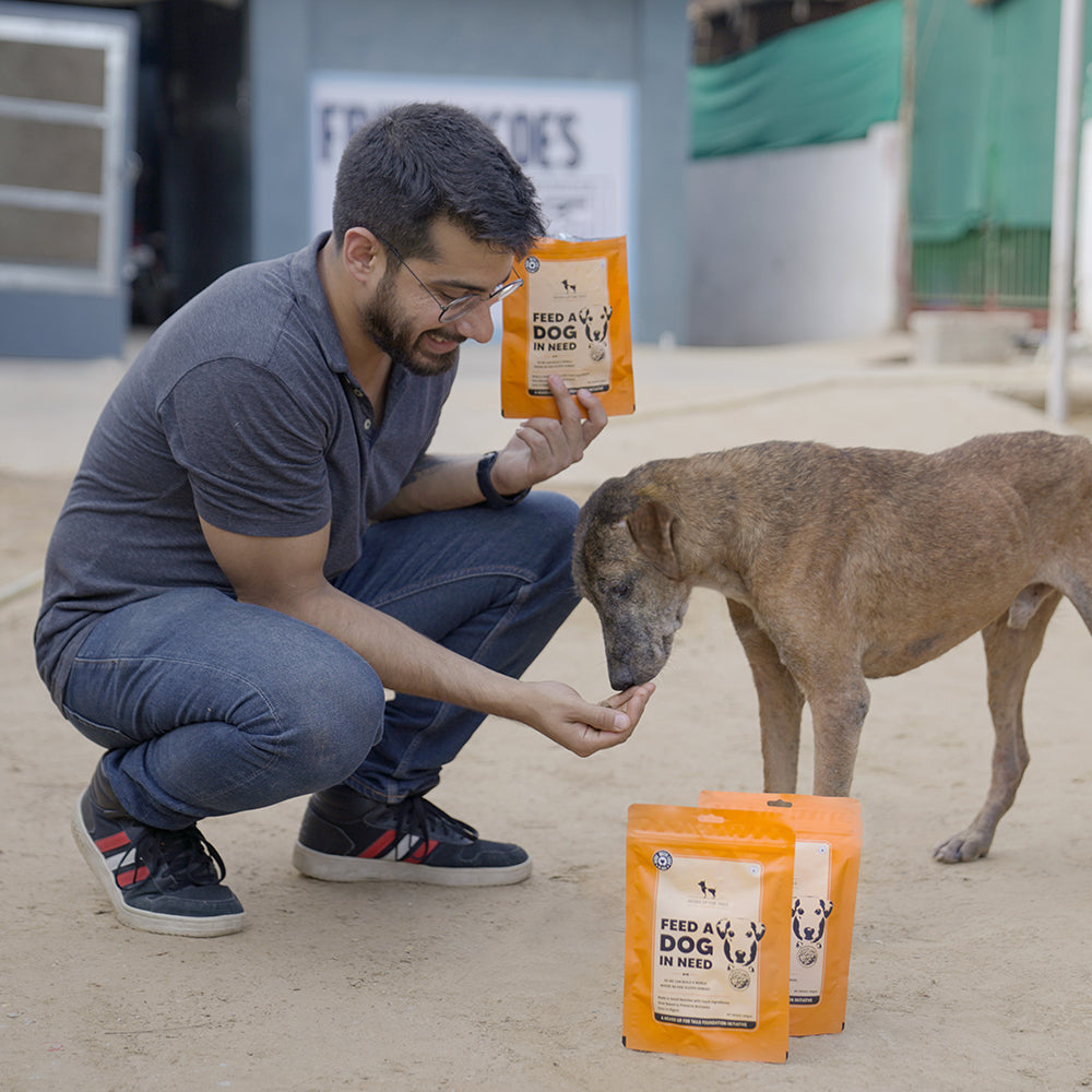 HUFT Feed a Dog In Need Dog Food Pack - 100 g - Heads Up For Tails