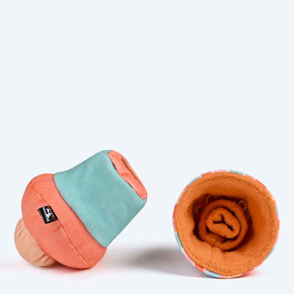 HUFT Birthday Snuffle Cupcake Dog Toy - Heads Up For Tails