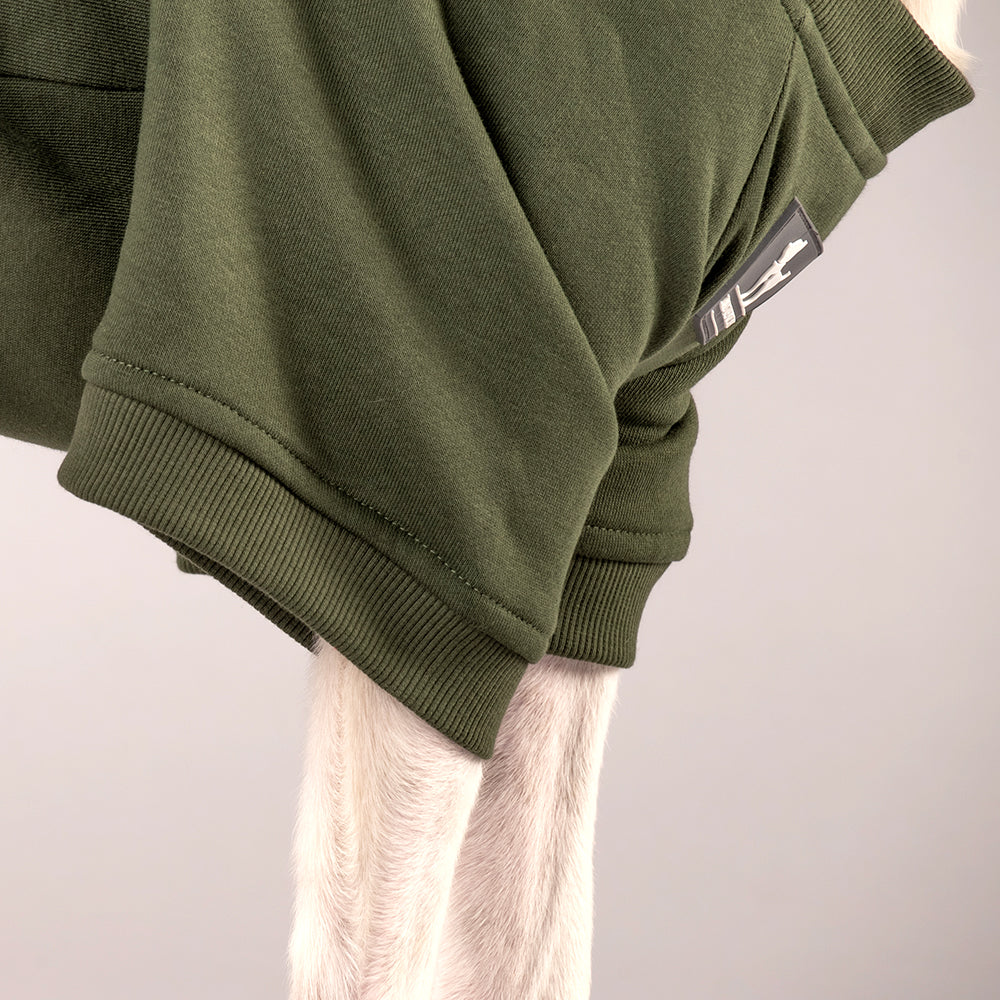 HUFT Chief Cuddle Officer Pet Sweatshirt - Green - Heads Up For Tails