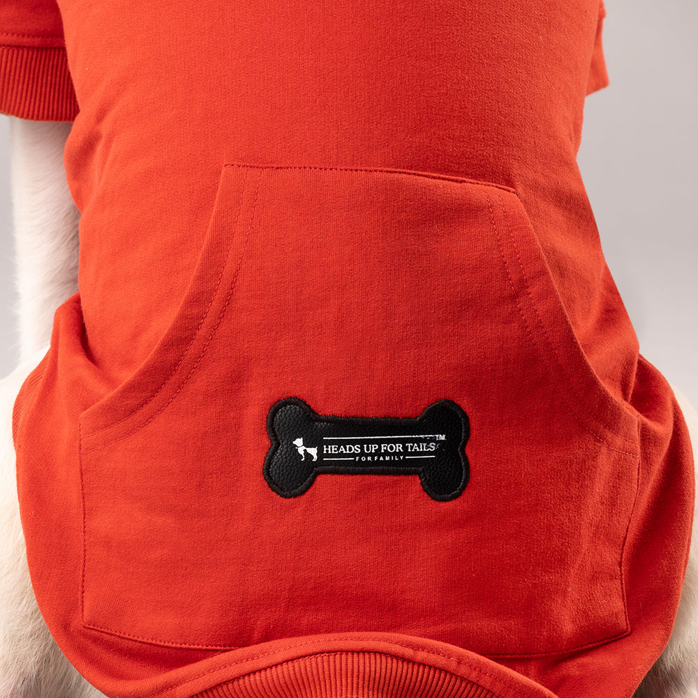 HUFT Sweatshirt for Dogs - Rust - Heads Up For Tails