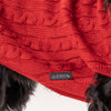 HUFT Cable Knit Sweater - Fire Whirl Red - Heads Up For Tails