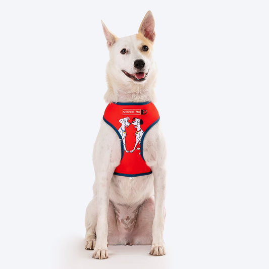 HUFT X© Disney 2.0 Dalmatian Reversible Dog Harness (Red and Navy) - Heads Up For Tails