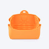 HUFT Silicone Collapsible Bowl For Pets - Orange - Heads Up For Tails