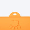HUFT Silicone Collapsible Bowl For Pets - Orange - Heads Up For Tails