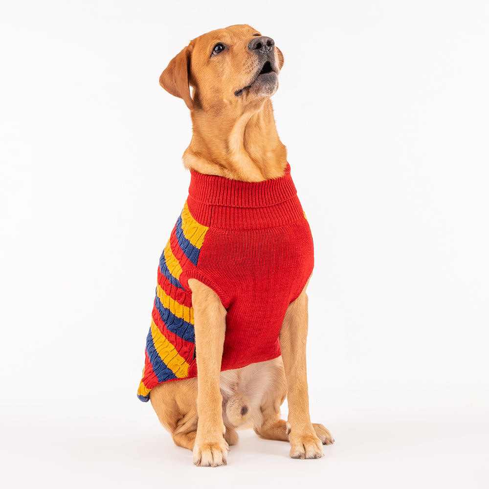 HUFT Classic Stripe Pet Sweater - Multi - Heads Up For Tails